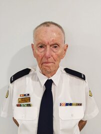 Recipient receiving medal